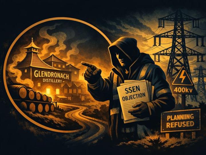 Picture of Glendronach distillery expansion blocked after SSEN objection